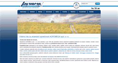 Desktop Screenshot of agromega.cz